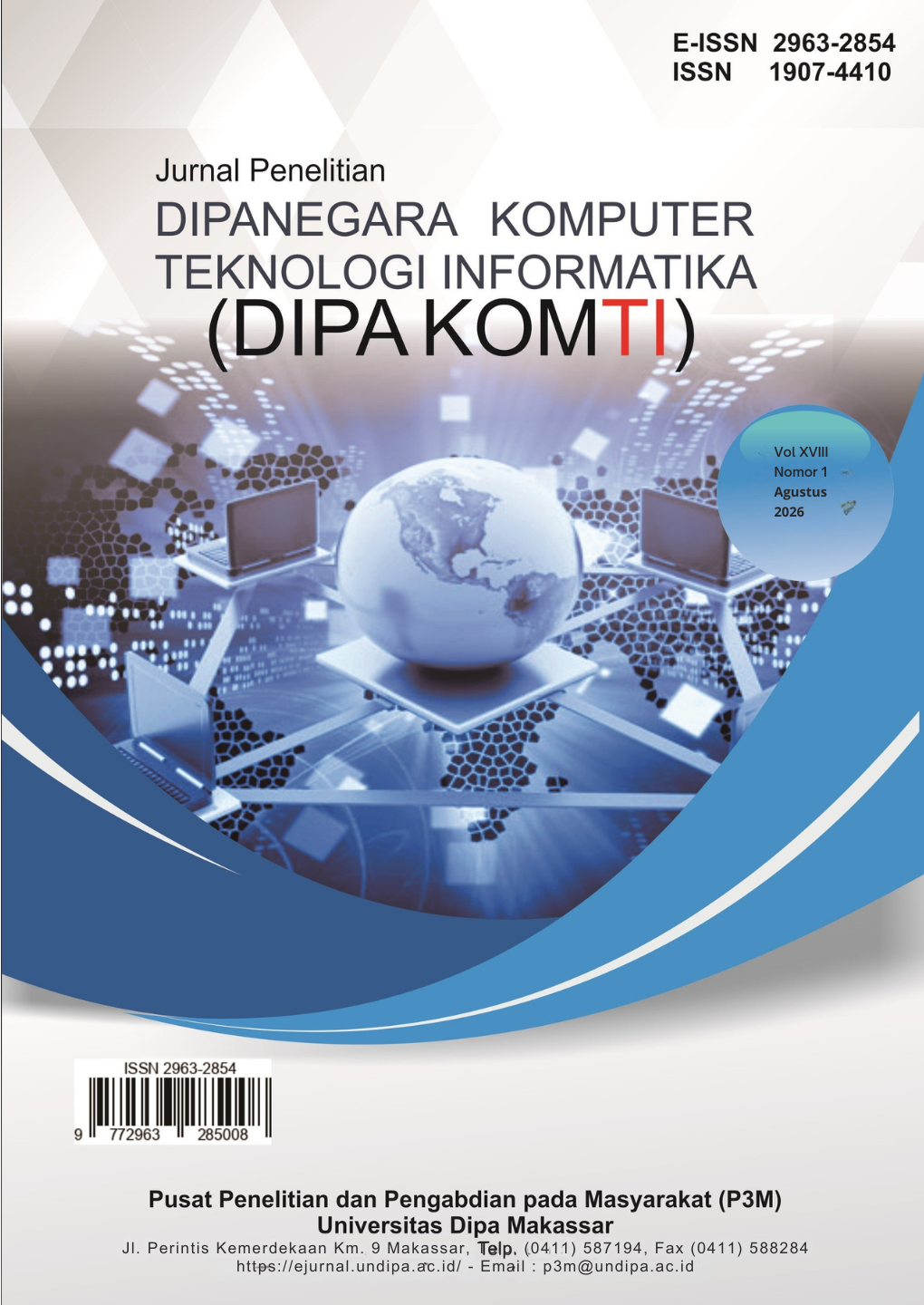 					View Vol. 18 No. 1 (2026): Jurnal Dipanegara Komputer Teknik Informatika (DIPAKOMTI)
				